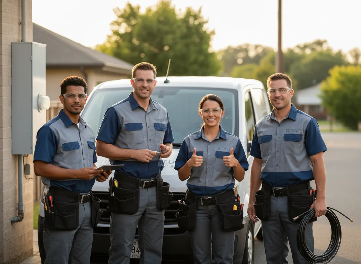 Residential electrical contractor serving homeowners in Industry, TX